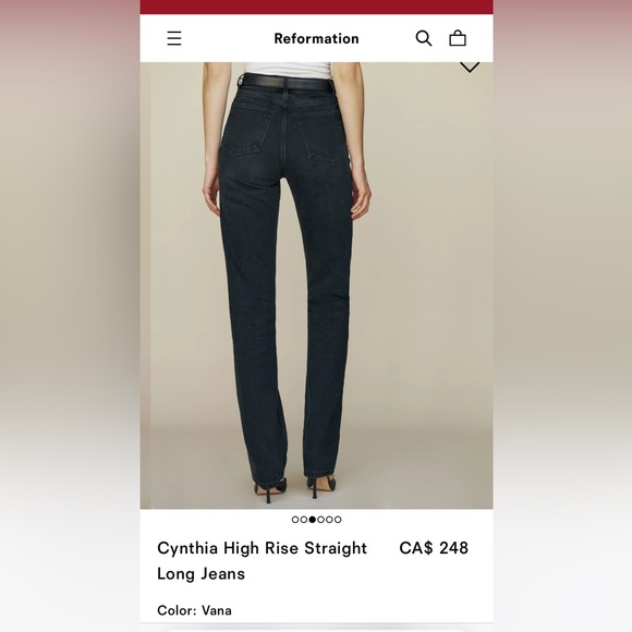 NWT reformation jeans - Picture 2 of 11